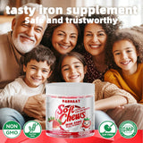 Suplemento de Hierro en Caramelos con Vitamina C Marca IronSoft 60u