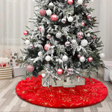 Funda de árbol de Navidad, decorativa, con copos de nieve, 78cm