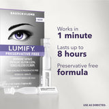 Gotas para los ojos LUMIFY, alivio enrojecimiento, 20 viales