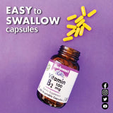 Suplemento Vitamina B2 100 mg para la salud cardiovascular