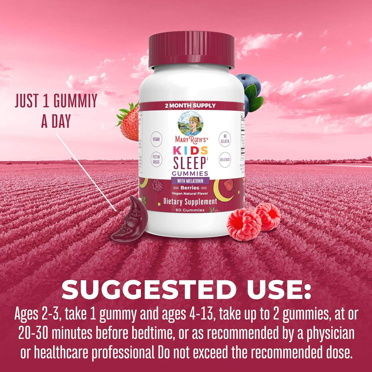 Relaxation & Sleep  Gummies Kids Gluten Free 60 Count