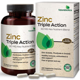 Suplemento Zinc Triple Action 30mg  apoyo inmunológico 150u