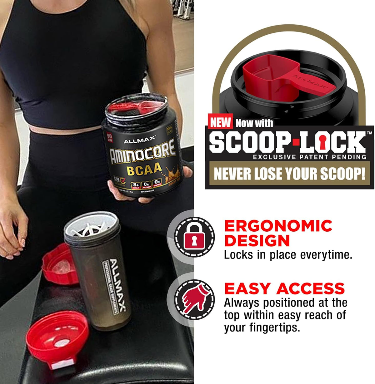 Allmax Nutrition Aminocore BCAA 8g Gluten Free 315g