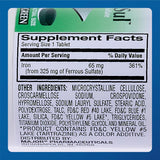 Suplemento de Hierro Ferrosulfato 325mg - Major Ferosul 100u x2