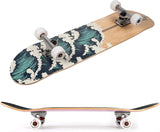 Patineta Completa para Principiantes, 31x8 pulgadas, 7 Capas