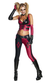 Disfraz de Harley Quinn para adultos multicolor mediano