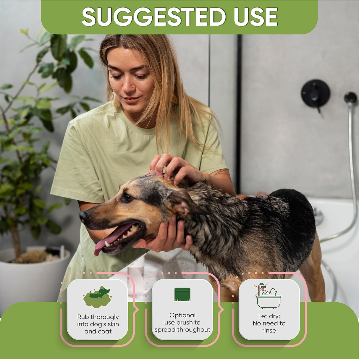Loción acondicionador sin enjuague de manteca de cacao 5 en 1 para perros y gatos, crema para puntos calientes y bálsamo para alergias, dermatosis, hongos en las patas o piel seca con picazón, ayuda a