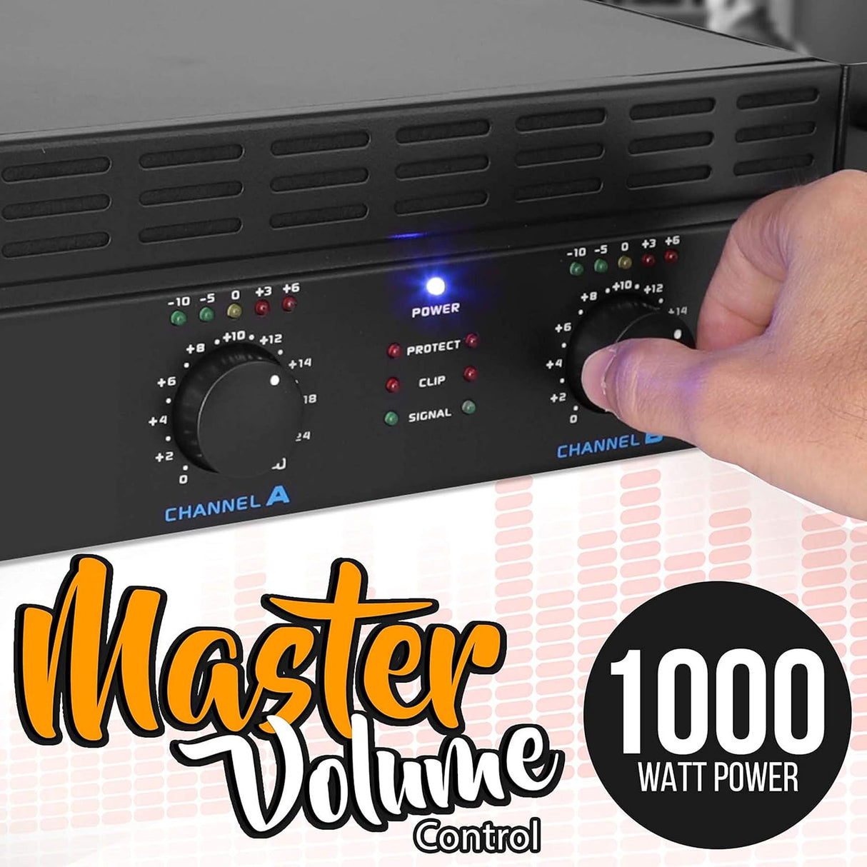 Amplificador de potencia Bluetooth de audio PYLE-PRO PTA1000