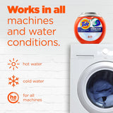 Detergente líquido higiénico para ropa resistente Tide Power