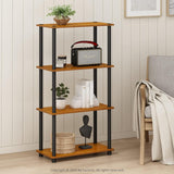 Estantería Multipropósito 4 Niveles Furinno Modelo 99557LC/BK
