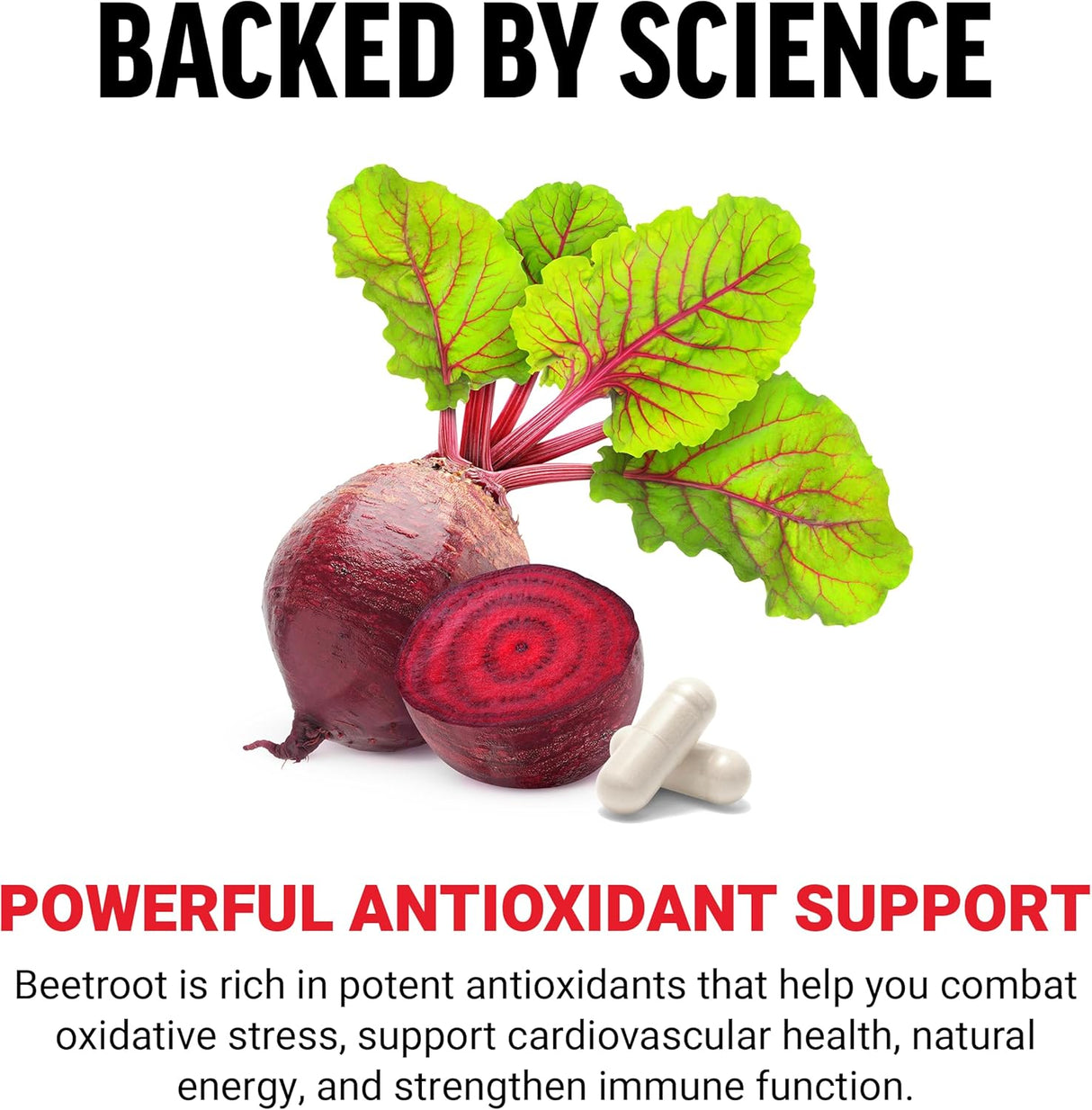 Irish Sea Moss + Beet Root Suplemento, FEM Force, Inmunidad y Energía, 120 cápsulas
