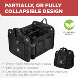 Organizador de Maletero Ajustable con Compartimentos Múltiples