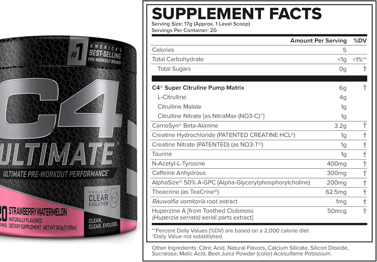 Suplementos Alimenticios Polvo para antes del entrenamiento