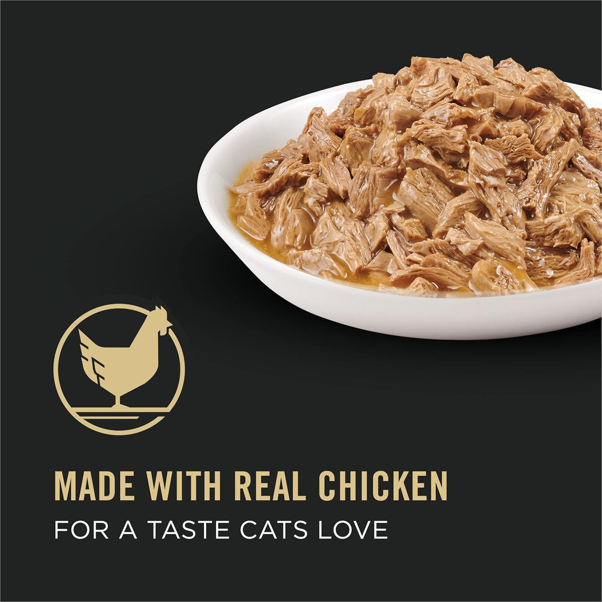 Alimento húmedo para gatos con salsa en proteínas