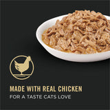 Alimento húmedo para gatos con salsa en proteínas