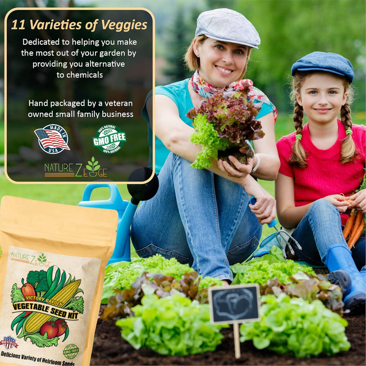 Semillas Herencia 4800 No GMO Variedad de Vegetales y Frutas