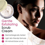 Perfección de cejas:exfoliante profesional de cejas
