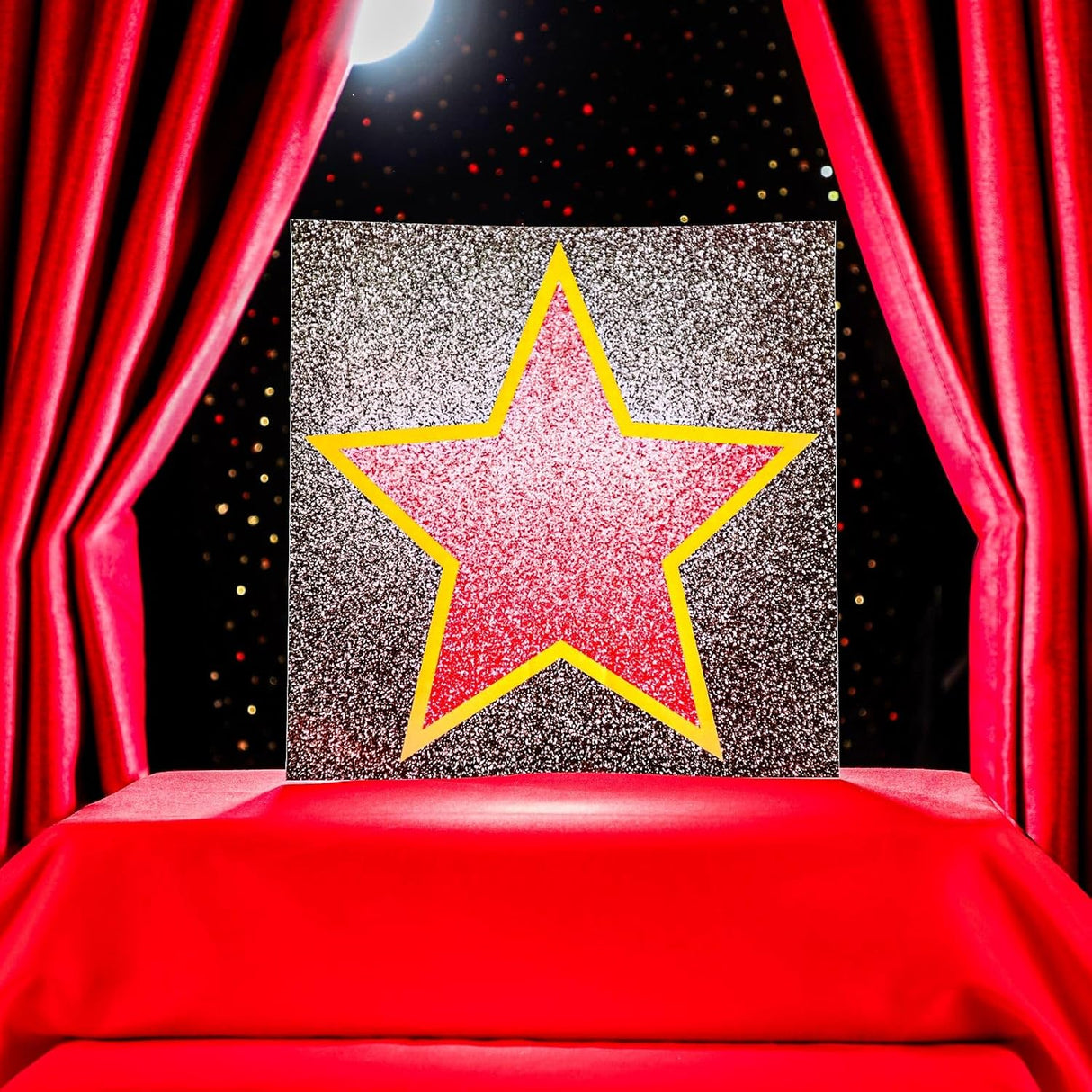 Gersoniel 38 Packs Decoración con Estrellas para Fiesta Oscar