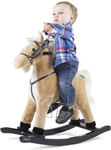 Caballo de Peluche con Sonidos, Estribos, Silla y Riendas