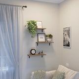 Estanterías flotantes de madera, juego de 3, para decoración