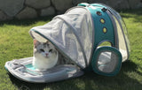 Mochila transportadora para gatos Galaxy Blue, apta hasta 20 lbs