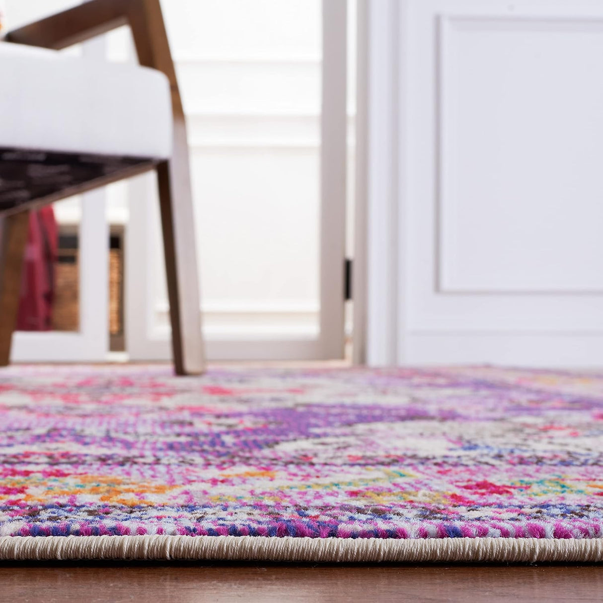 Alfombra Runner Colección Monaco - Diseño Medallón Boho Chic, MNC243P