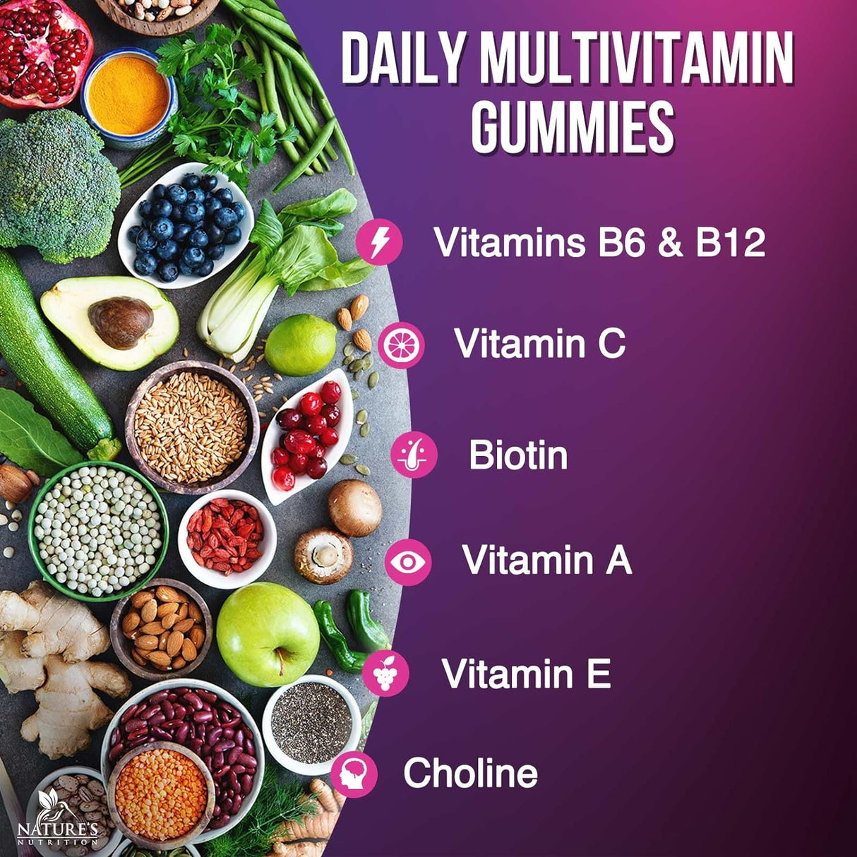 Suplemento Gomitas multivitamínicas para adultos extra fuert