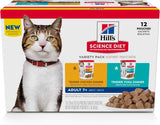 Alimento Bolsas de comida húmeda para gatos paquete variado