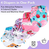XPCARE Pañales lavables para perras con broches ajustables