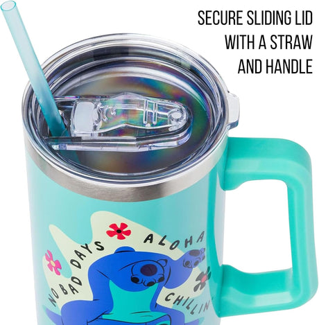 Vaso de Acero Inoxidable Silver Buffalo Aloha No Bad Days 40 oz