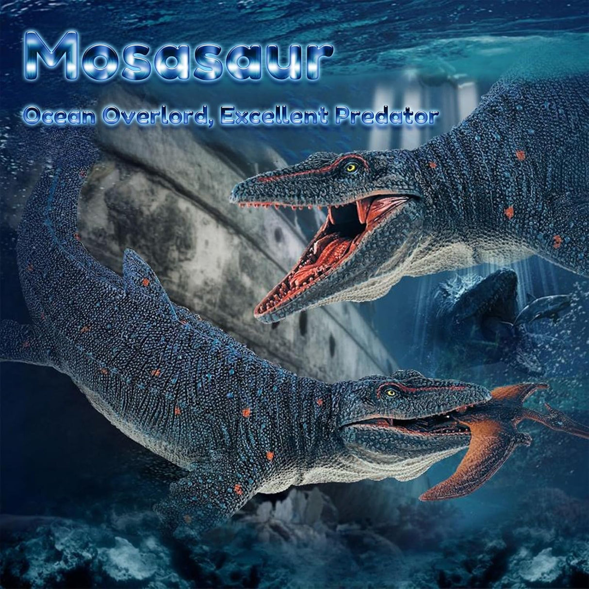 Juguete Mosasaurus Gigante EOIVSH, Dinosaurio Prehistórico