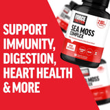 Irish Sea Moss Cápsulas Force Factor con Burdock, 90 cápsulas