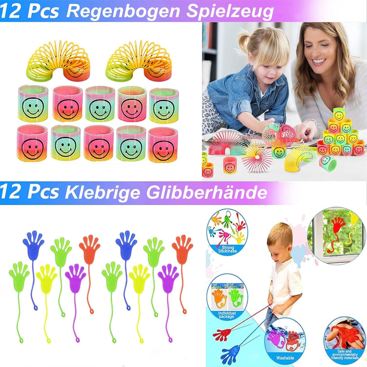 Favors para Fiesta con Slime, Unicornios, Dinosaurios y Más