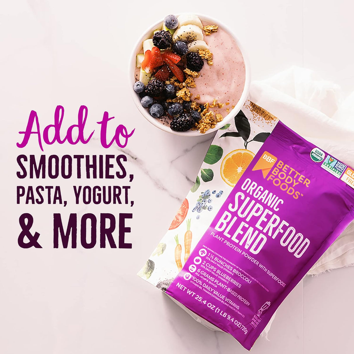 Suplementos Alimenticios Organic Superfood Blend 12.7 oz