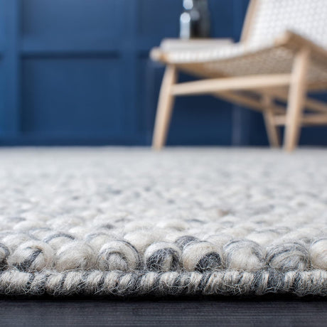 Alfombra de área hecha a mano, ideal para zonas de alto tráfico