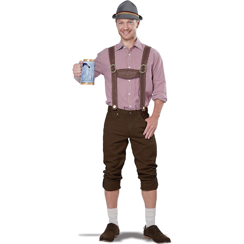 Disfraz de Lederhosen para hombre tamaño estándar
