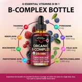 Vitaminas orgánicas 8 en 1 del complejo NUTRAHARMONY