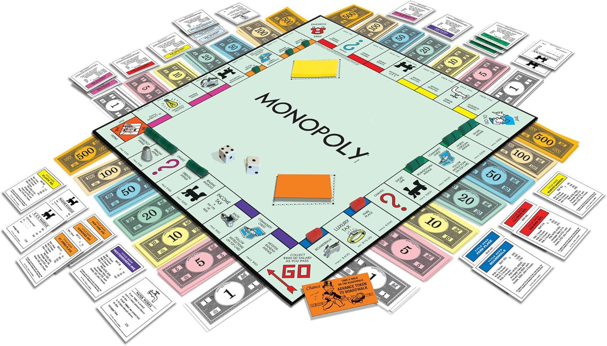 Monopoly Edición 1980, Winning Moves, Tokens Clásicos, Juego Familiar