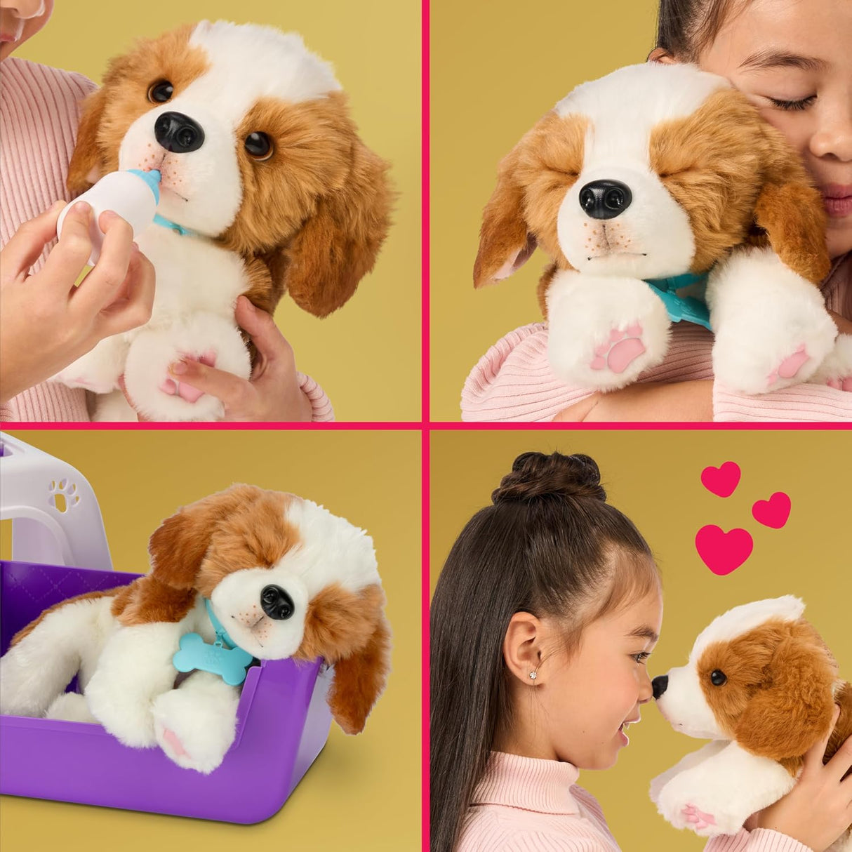 Perro Interactivo Little Live Pets - Patches Beagle, 60+ Sonidos