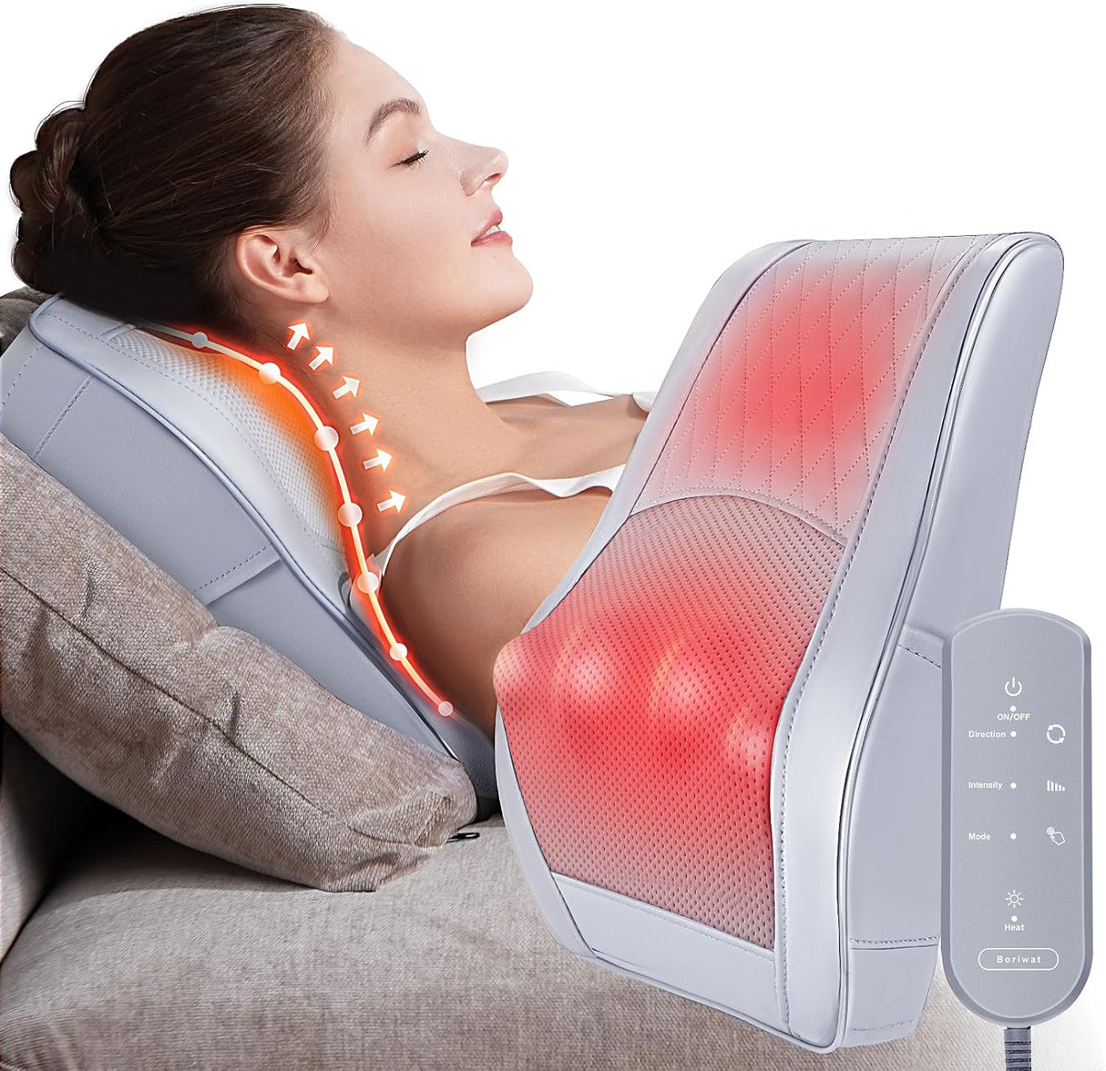Masajeador de Cuello y Hombros con Calor, Shiatsu 3D, Modelo X