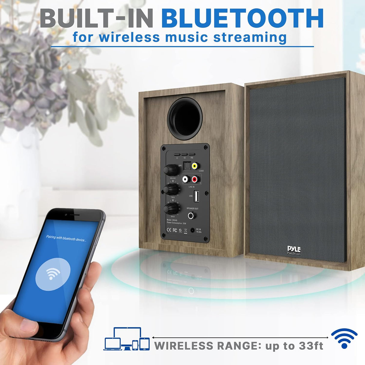 Parlantes de estantería PYLE-HOME PBKSRB40