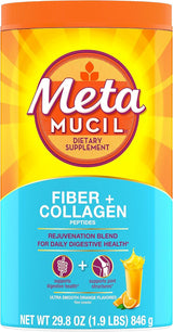 Polvo de cáscara de psyllium a base de plantas Metamucil