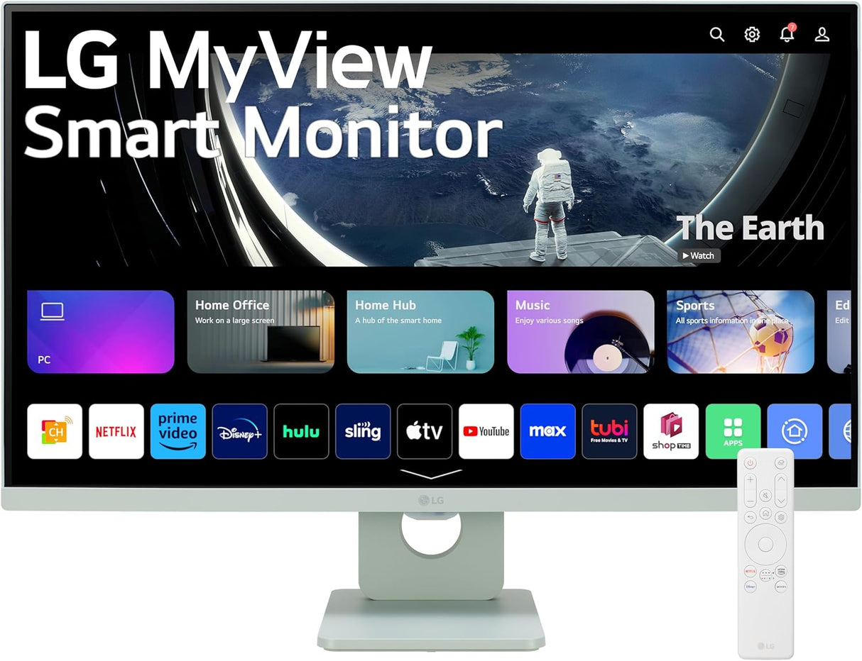 Monitor LG 27SR50F-G 27 FHD IPS, webOS 23, HDR 10, AirPlay 2