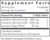 Suplemento de Lactoferrina Nutricology con Colostro - 90 cáps.