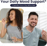 Suplemento 5-HTP 200mg - Apoyo al ánimo y sueño, 60 cápsulas