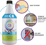 Suplementos Aceite de MCT  ácido caprílico (C8) KetoMCT