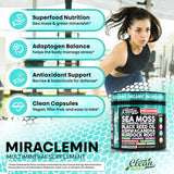 Capsulas de Nutra Sea Moss con Ashwagandha, 90 Vegan – MiracleMin