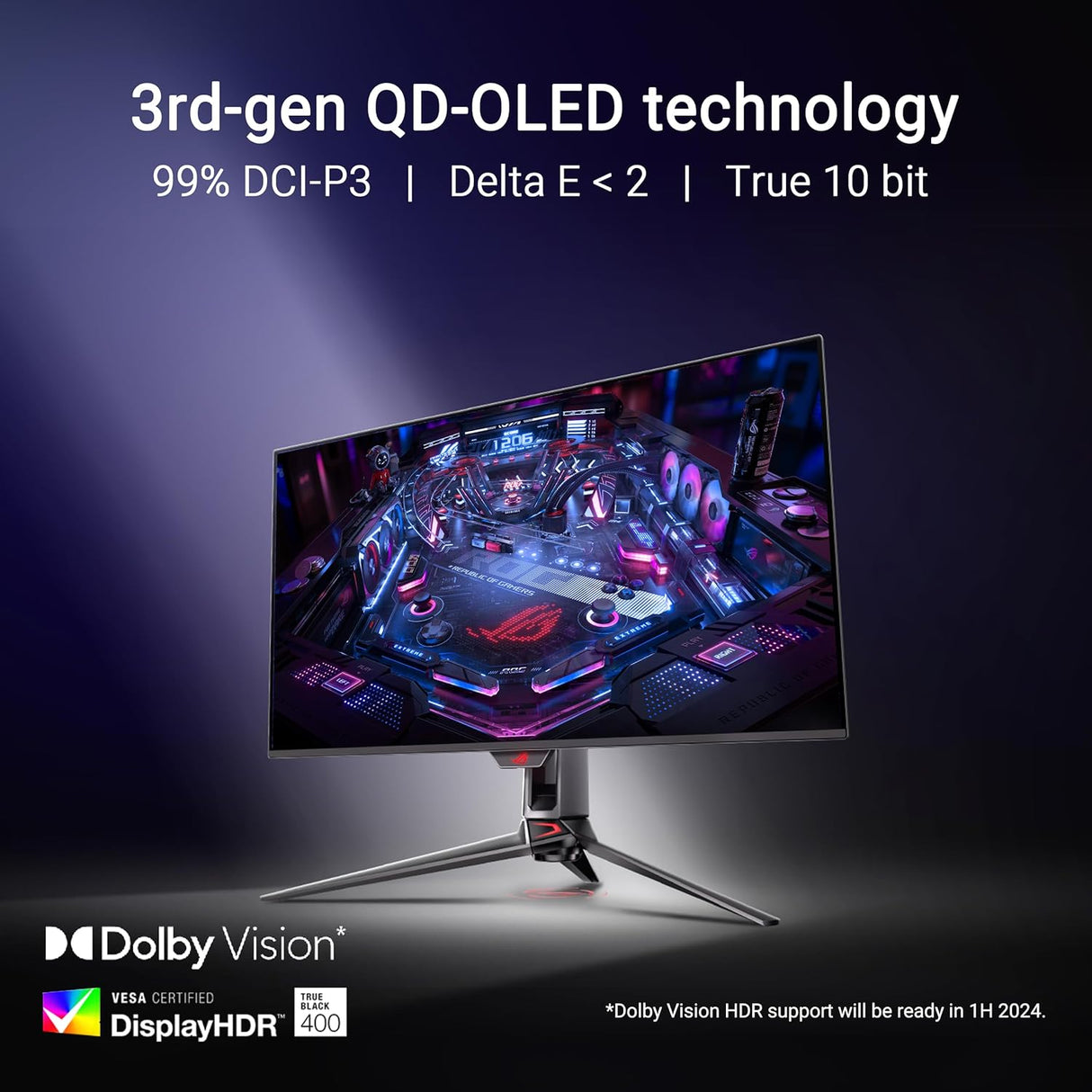 Monitor Gaming 32 ASUS ROG Swift 4K QD-OLED PG32UCDM