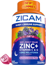 Zicam Sueño + apoyo inmunológico. Suplemento de zinc 79 unid