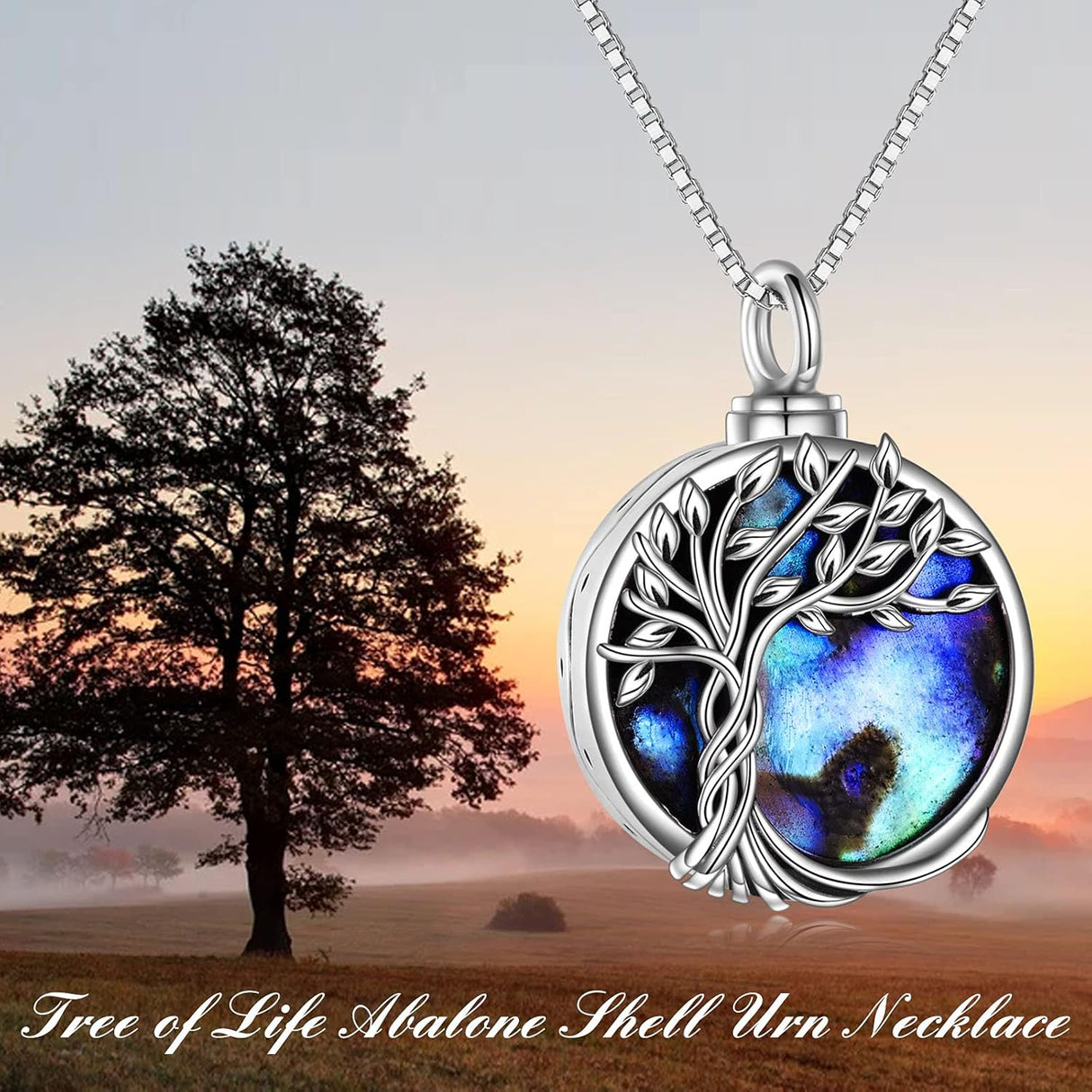 Collar de árbol de la vida, colgante de árbol genealógico